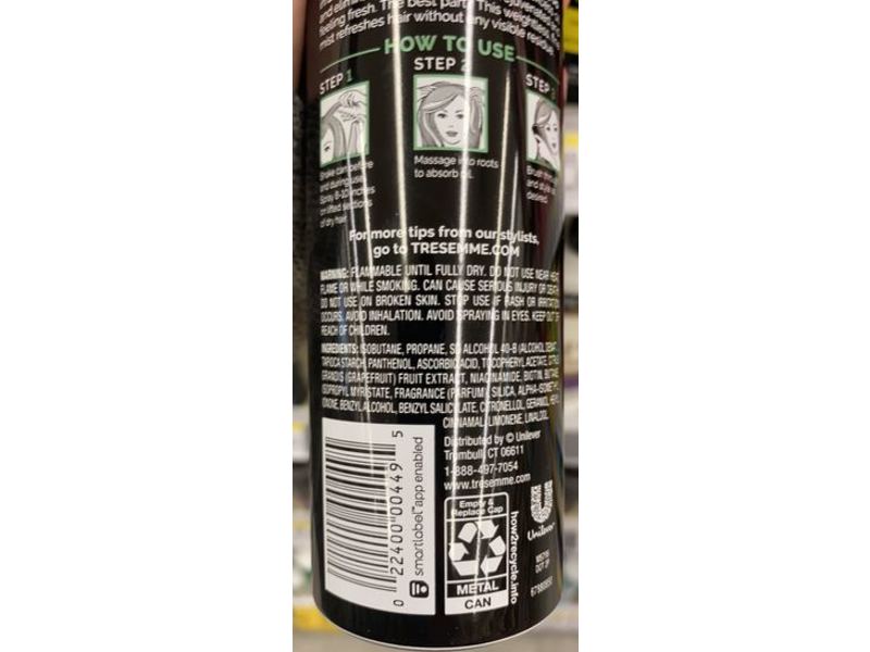 Tresemme Between Washes Dry Shampoo, Fresh & Clean, 5 oz/141 g