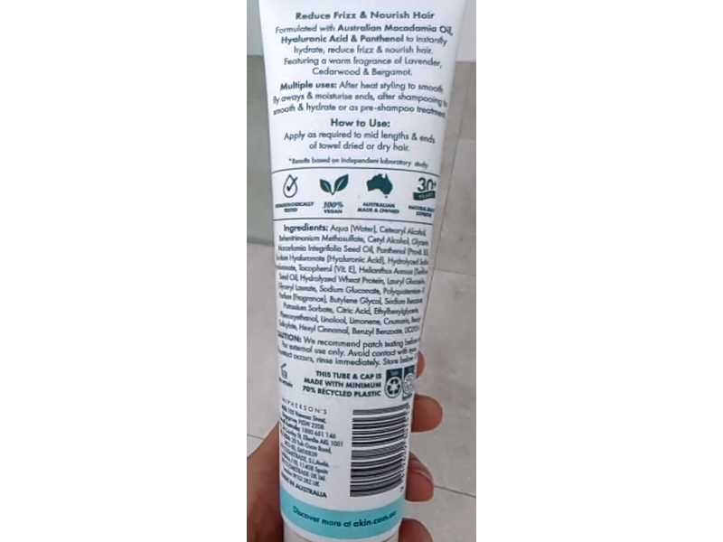 A'kin Damage Repair Leave-In Conditioner, 5 fl oz/150 mL