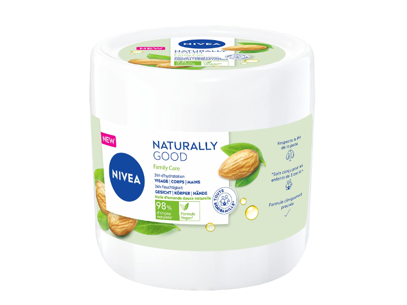 Nivea Naturally Good Family Care, 450 mL