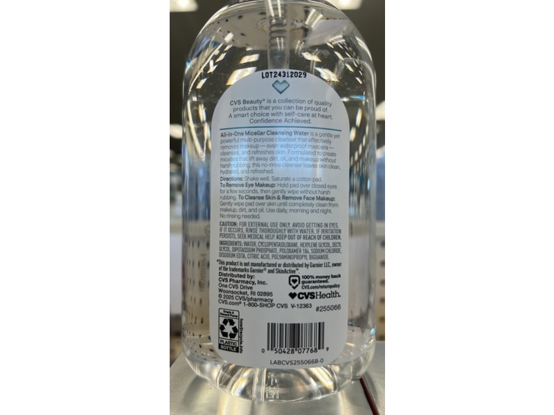 CVS Micellar Cleansing Water, 23.7 fl oz/700 mL