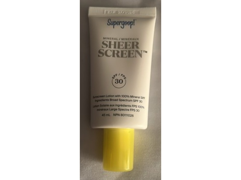 Supergoop! Sheer Screen Lotion, SPF 30 PA+++, 1.5 fl oz/45 mL