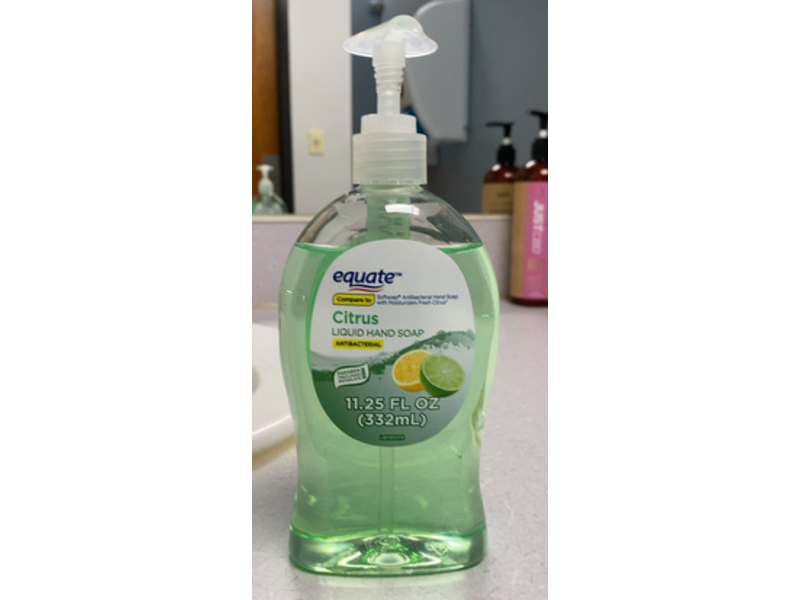 Equate Liquid Hand Soap, Citrus, 11.25 fl oz/332 mL