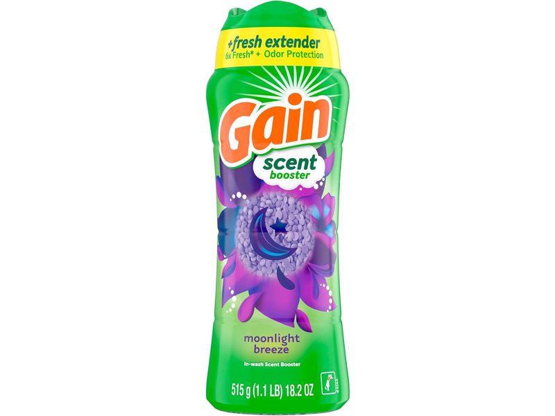 Gain Fireworks In-Wash Scent Booster, Moonlight Breeze, 18.2 oz/515 g