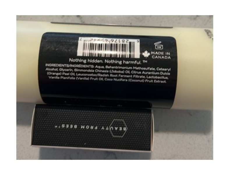 Beauty From Bees Conditioner, Orange + Vanilla, 8 fl oz/250 mL