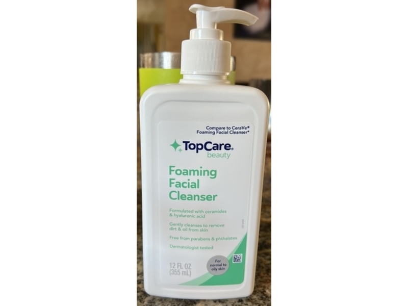 Topcare Beauty Foaming Facial Cleanser, 12 fl oz/355 mL