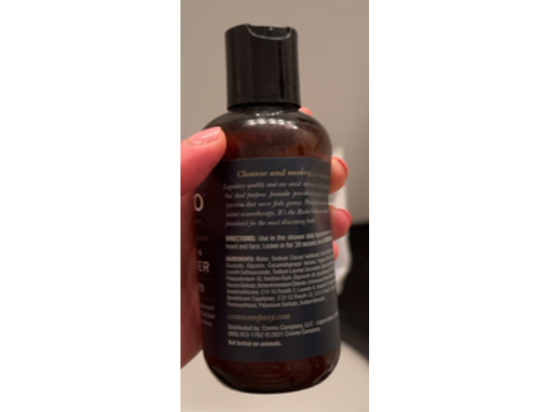 Cremo Beard Wash & Softener, Palo Santo, 6 fl oz/177 mL