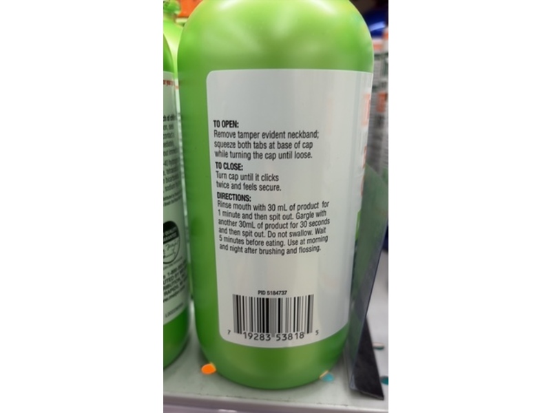 Meijer Breath Defense Oral Rinse, Mild Mint, 16 fl oz/473 mL