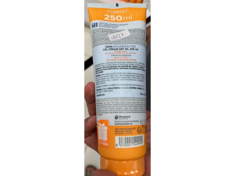 Isdin Gel Cream, SPF 30, Ginger Cell Protect, 250 mL