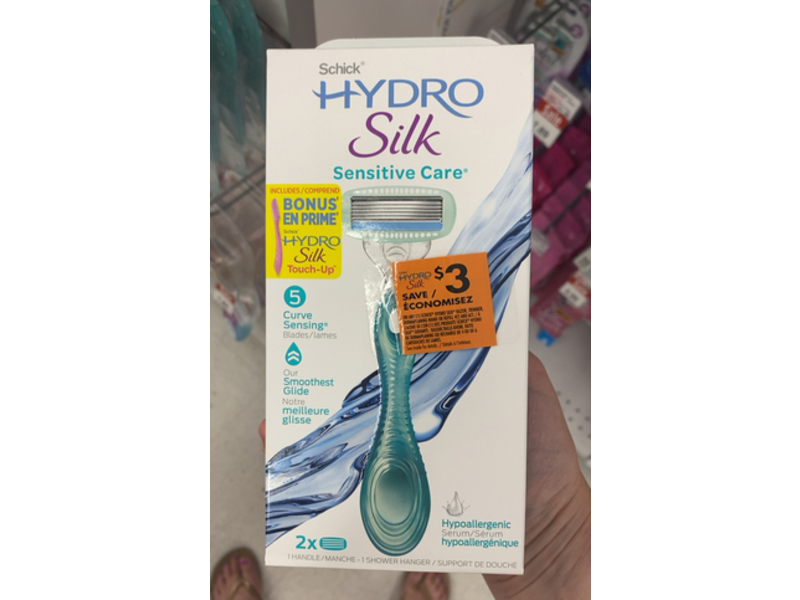 Schick Hydro Silk Sensitive Skin Razor, 2 Count