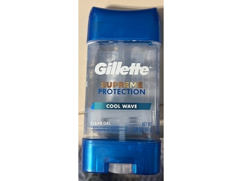 Gillette Supreme Protection Antiperspirant & Deodorant, Cool Wave, 3.8 fl oz/107 g