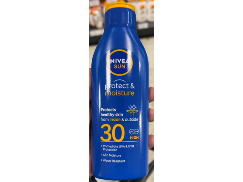 Nivea Sun Protect & Moisture Sun Lotion, SPF 30, 200mL
