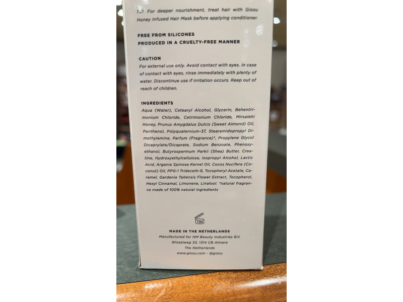 Gisou Honey Infused Conditioner, 8.1 fl oz/240 mL