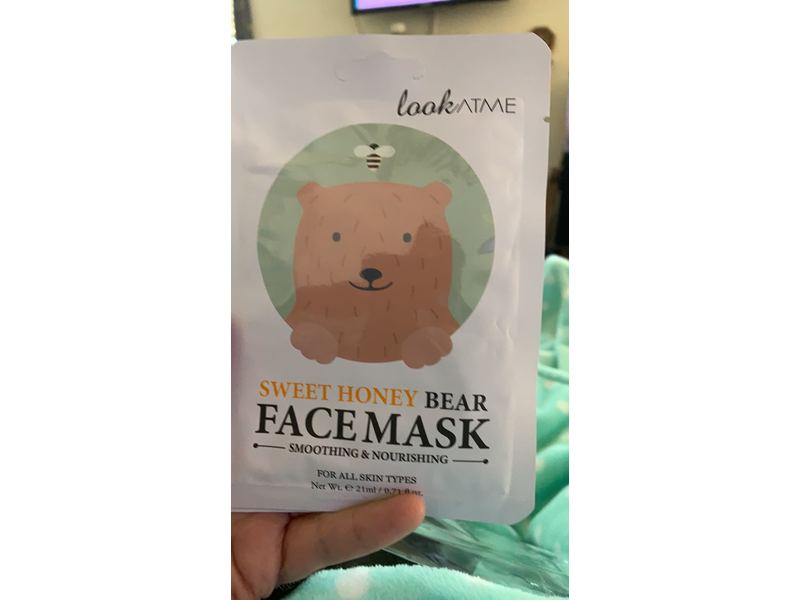 Look At Me Sweet Honey Bear Facemask, 0.71 fl oz/21 mL
