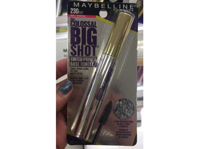 Maybelline Volum Express The Colossal Big Shot Tinted Primer, 230 Black, 0.26 fl oz/7.75 mL
