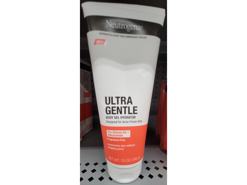 Neutrogena Ultra Gentle Body Gel Hydrator, 7 oz/198 g