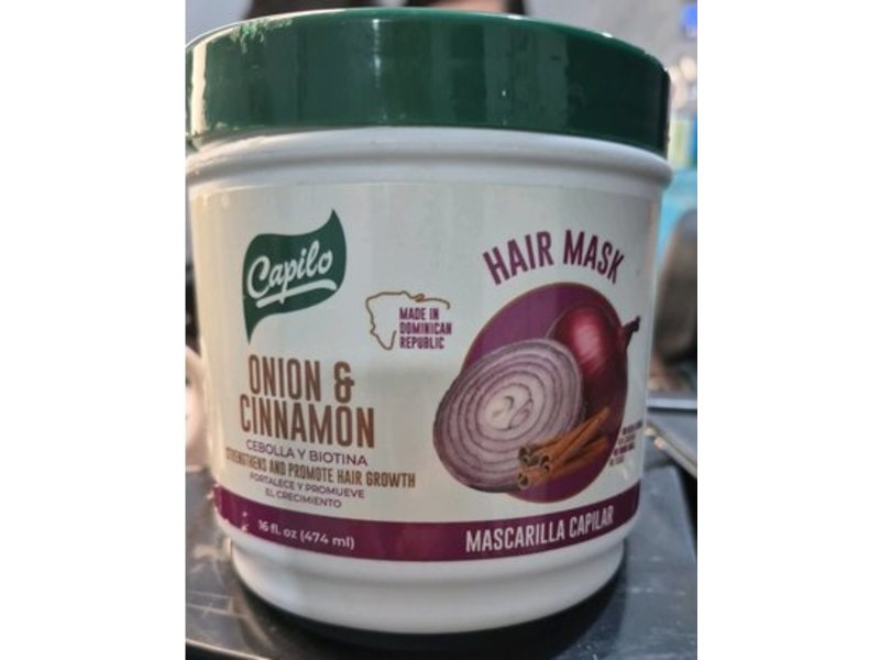 Capilo Hair Mask, Onion & Cinnamon, 16 fl oz/474 mL