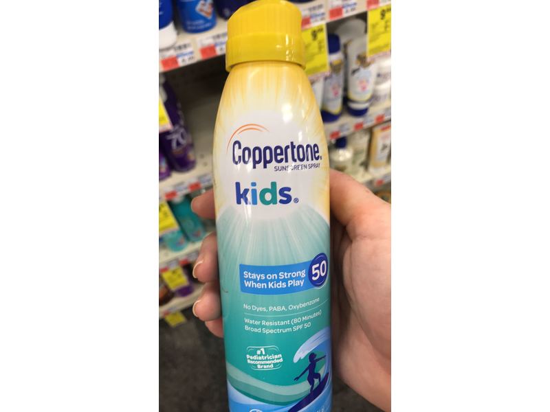 Coppertone Kids Sunscreen Spray, SPF 50, 5.5 oz/156 g