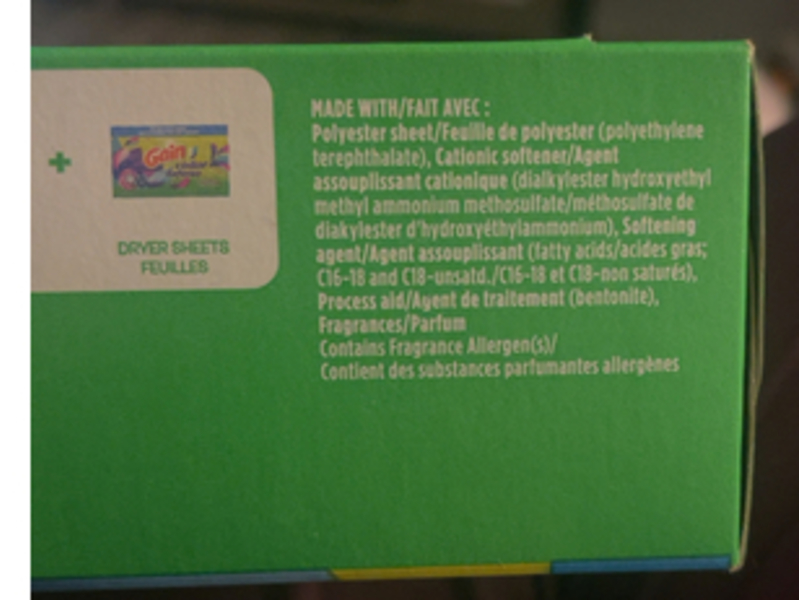 Gain + Odor Defense Dryer Sheets, Super Fresh Blast, 105 Count