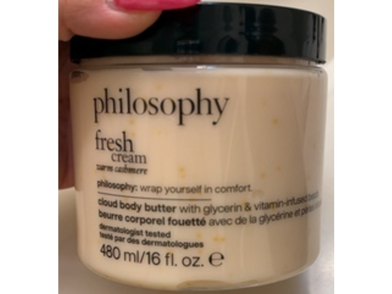 Philosophy Fresh Cream Cloud Body Butter, Warm Cashmere, 16 fl oz/480 mL