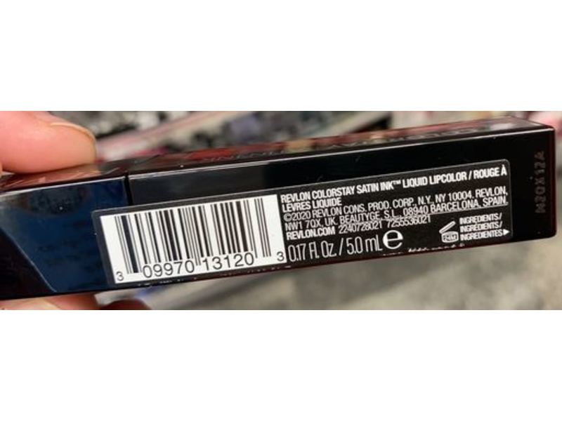 Revlon Colorstay Satin Ink Liquid Lipcolor, 021 Partner In Wine, 0.17 fl oz/5.0 mL