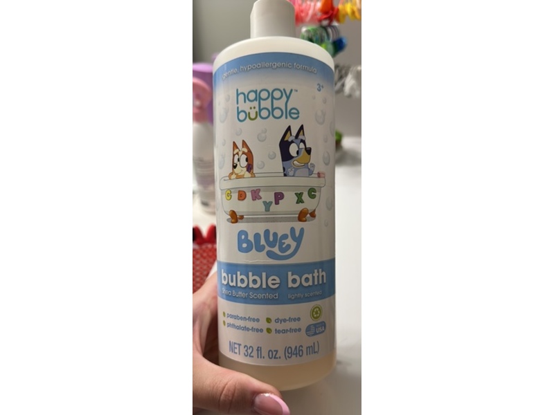 Happy Bubble Bluey Bubble Bath, 32 fl oz/946 mL