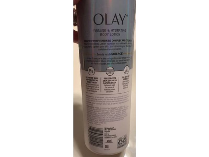 Olay Firming & Hydrating Body Lotion, Collagen B3, 17 fl oz/502 mL