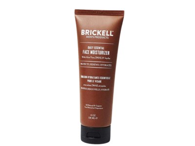 Brickell Men's Products Face Moisturizer, Aloe Vera + DMAE & Jojoba, 4 oz/118 mL