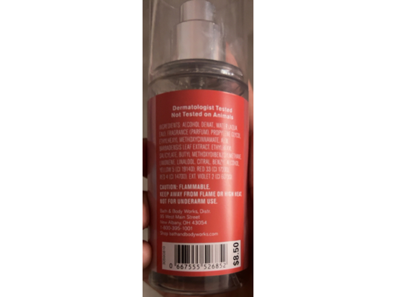 Bath & Body Works Champagne Toast Mist, 2.5 fl oz/75 mL