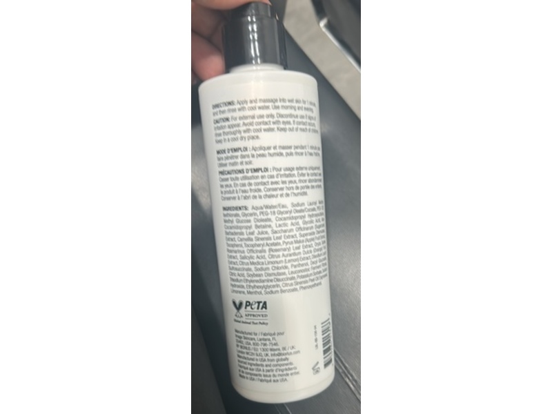 Image Md Clinical Skincare Restoring Facial Cleanser, Preofessional, 8 fl oz/236 mL