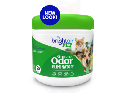 Bright Air Pet Super Odor Elminator, Cool Citrus, 14 oz, 6 Count