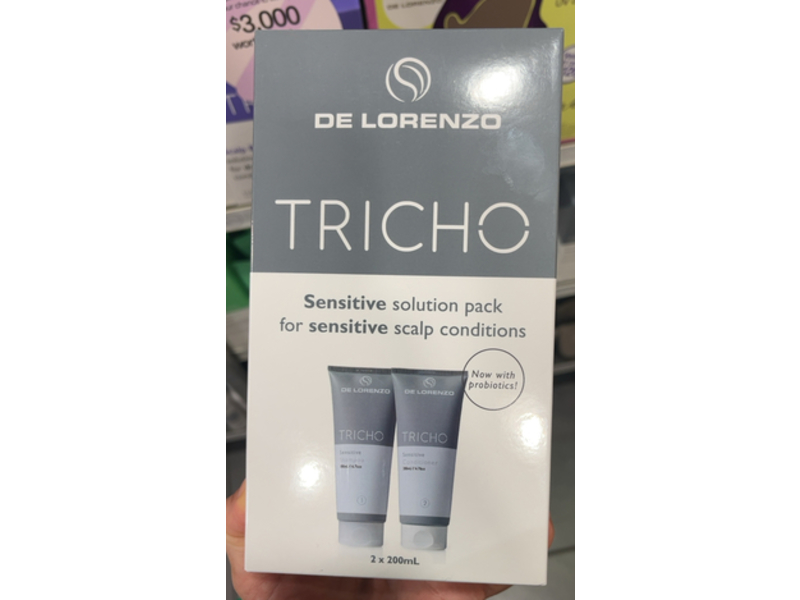 De Lorenzo Tricho Sensitive Shampoo & Conditioner, 6.76 oz/200 mL