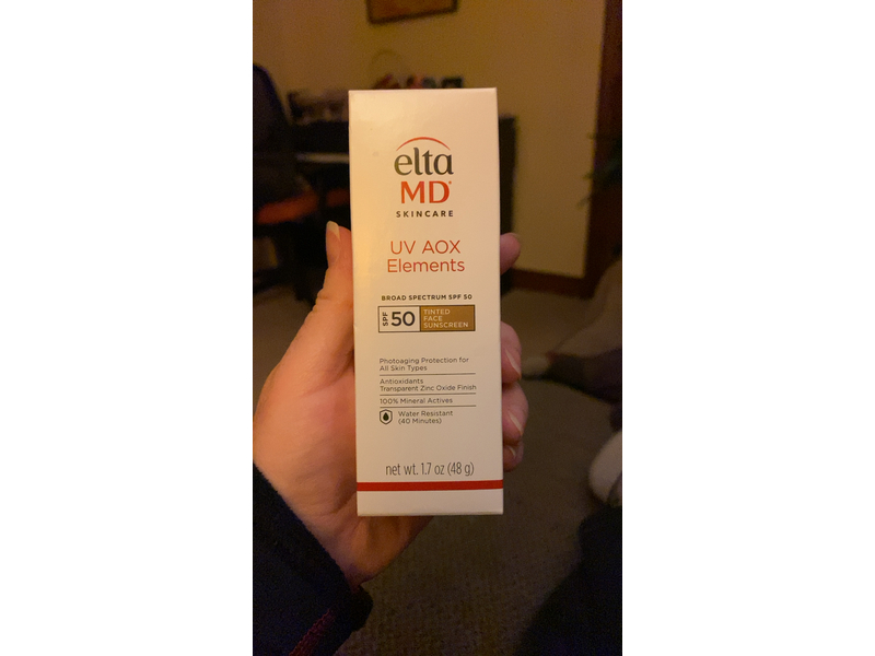 EltaMD UV Elements Facial Sunscreen, SPF 44, Tinted, 2 oz/60 mL