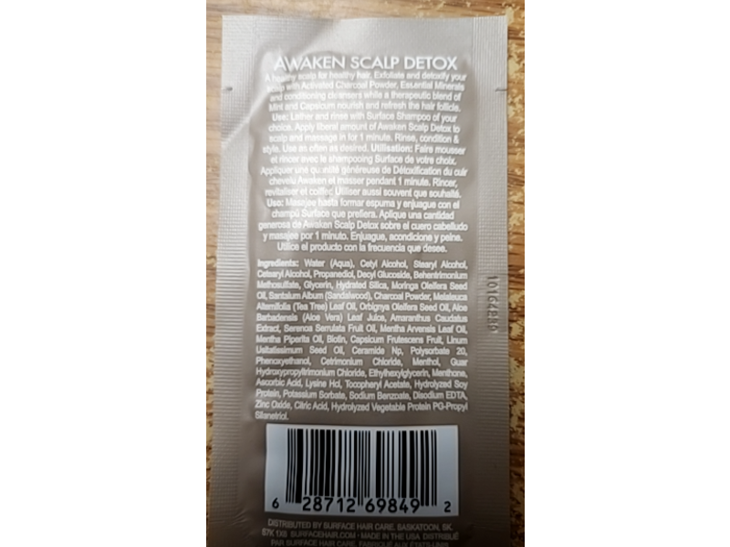 Surface Awaken Scalp Detox, 0.25 fl oz/7.4 mL