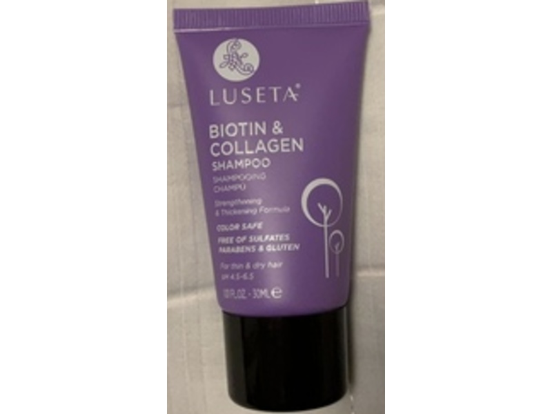 Luseta Biotin & Collagen Shampoo, 1.01 fl oz/30 mL