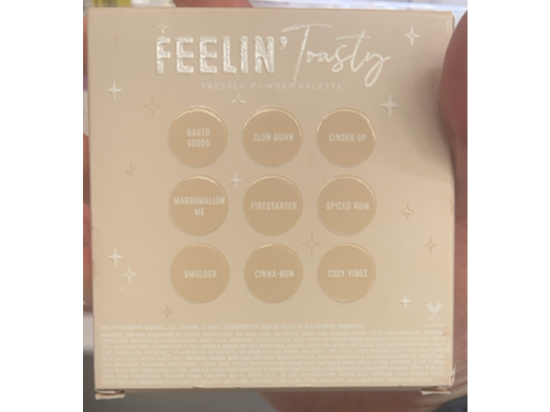 Colourpop Pressed Powder Palette, Feelin' Toasty, 0.30 oz/9.00 g