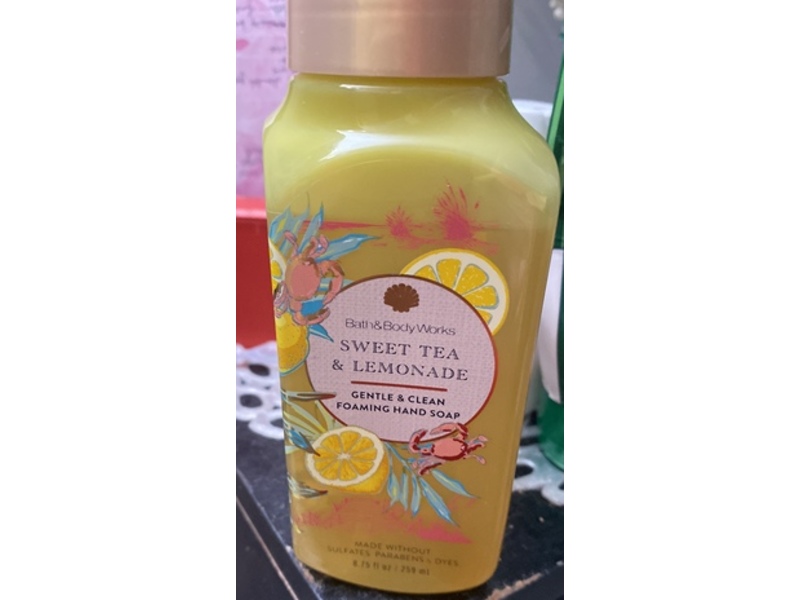 Bath & Body Works Gentle & Clean Foaming Hand Soap, Sweet Tea & Lemonade , 8.75 fl oz/259 mL