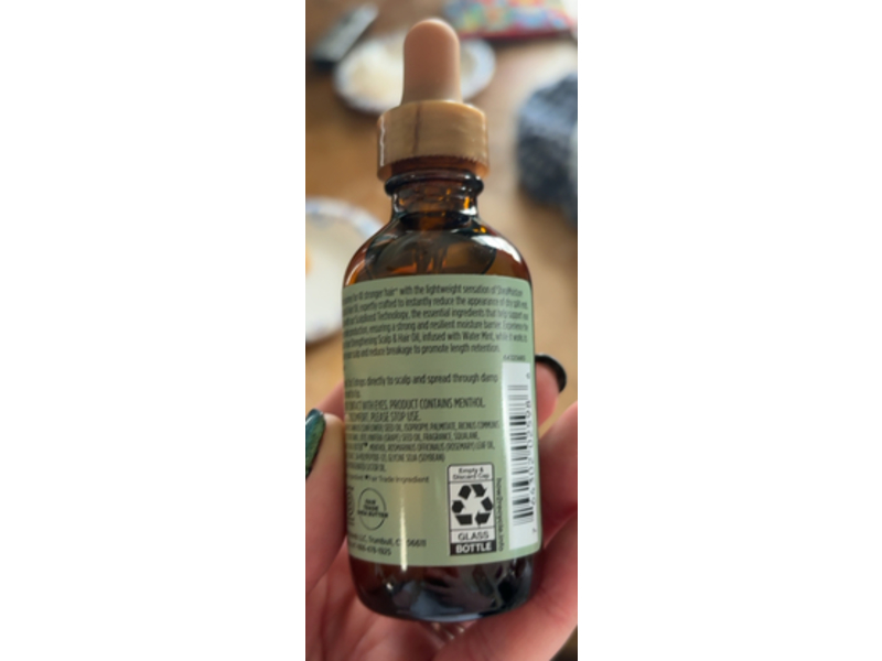 SheaMoisture Strengthening Scalp & Hair Oil, Rosemary & Collagen, 2 fl oz/59 mL