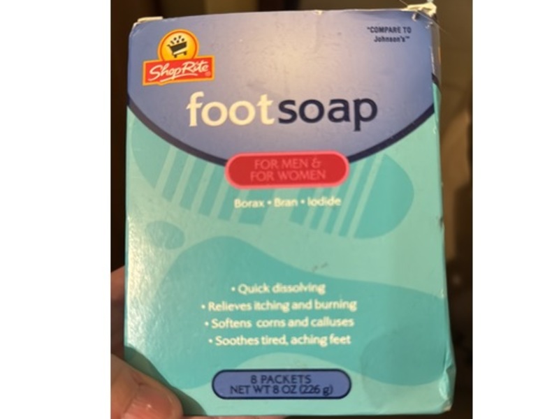 ShopRite Footsoap, 8 oz/226 g, Pack Of 8