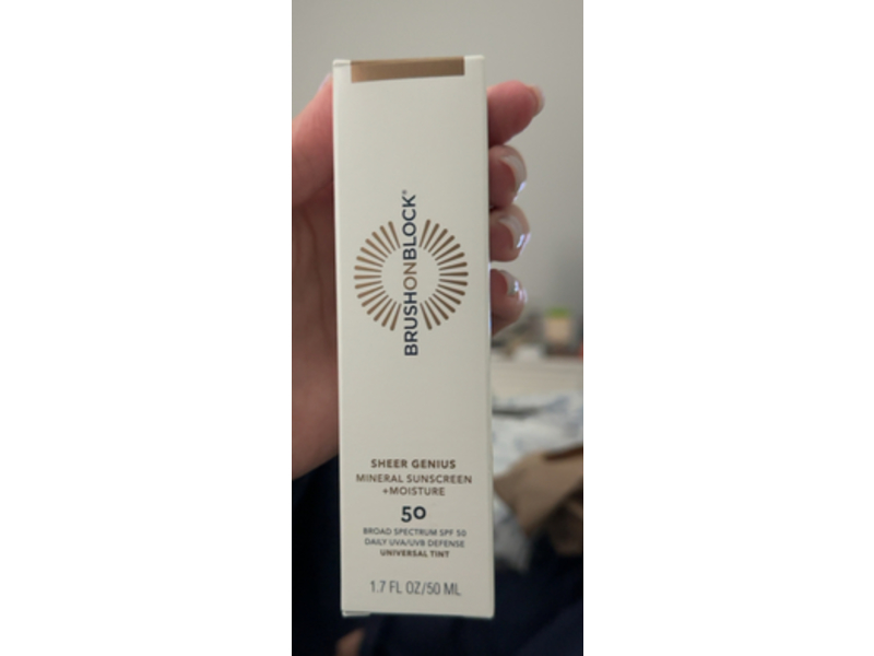 Brush On Block Sheer Genius Sunscreen, Universal Tint, SPF 50, 1.7 fl oz/50 mL