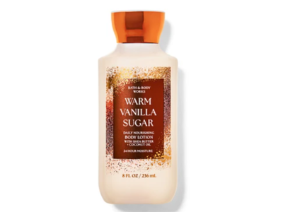 Bath & Body Works Daily Nourishing Body Lotion, Warm Vanilla Sugar, 8 oz/236 mL
