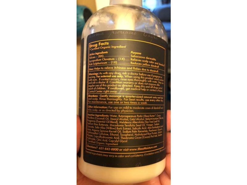 Shea Moisture African Black Soap Dandruff Control Conditioner, 13 fl oz/384 mL