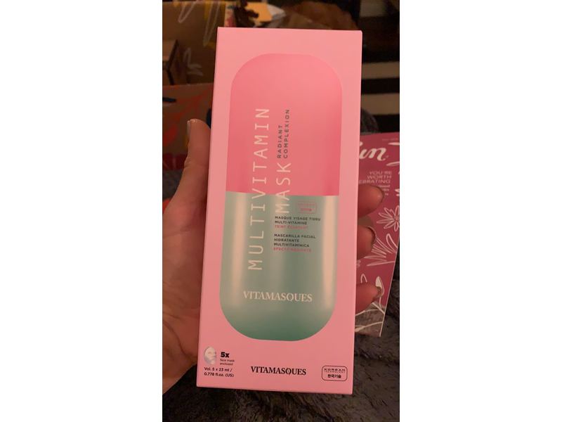 Vitamasques Multivitamin Mask, Radiant Complexion, 0.778 fl oz/23 ml, 5 Ct
