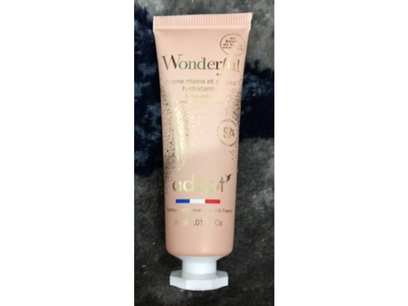 Adopt Moisturizing Hand & Nail Cream, Wonderful, 1.01 fl oz/30 mL