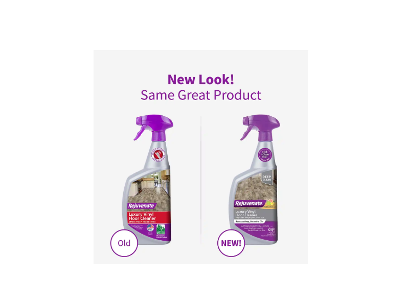Rejuvenate Luxury Vinyl Floor Cleaner, Fresh Citrus Scent, 32 fl oz/947 mL