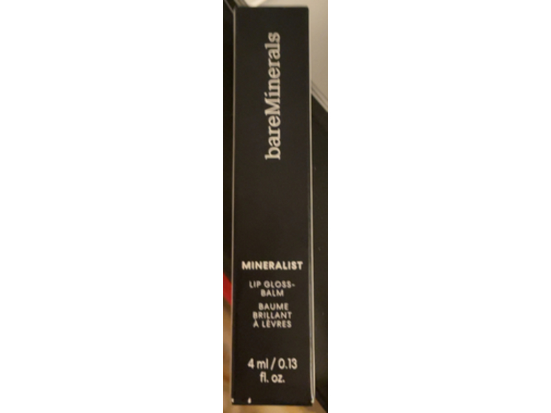 bareMinerals Mineralist Lip Gloss Balm, Sincerity, 0.13 fl oz/4 mL