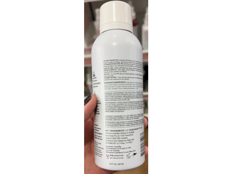 Bondi Boost HG Dry Shampoo, Rosemary Oil, 3.95 oz/112 g