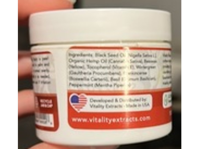 Vitality Extracts Aches & Pains Essential Oil Balm, 2 oz/57 g