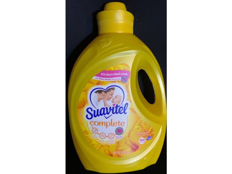 Suavitel Complete Liquid Fabric Conditioner, Morning Sun, 100 Loads, 100 fl oz/2.9 L