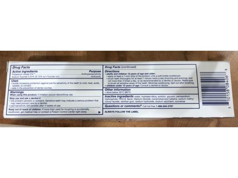 Sensodyne Extra Whitening Toothpaste, Maximum Strength, 6.0 oz/170 g