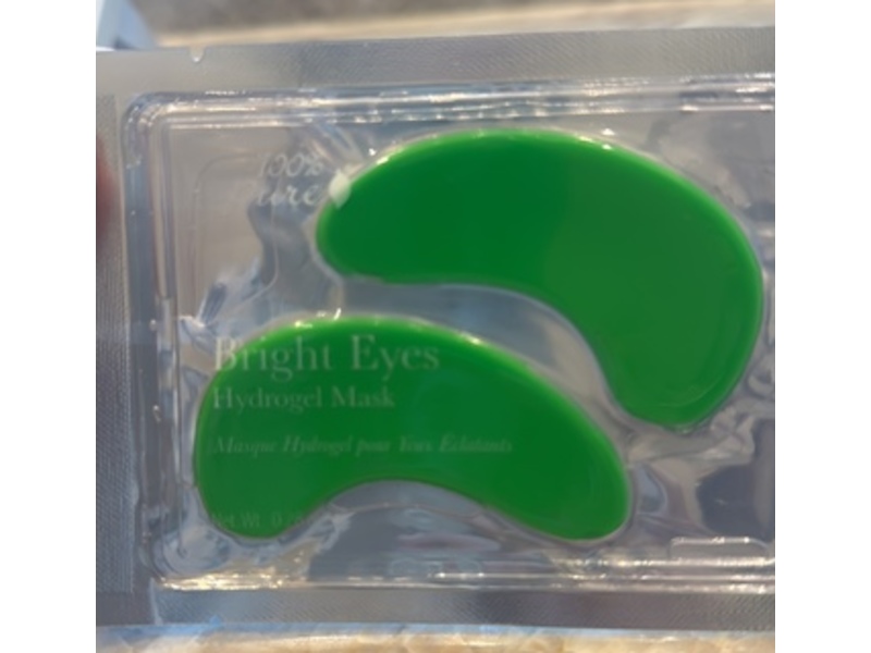 100% Pure Bright Eyes Hydrogel Mask, 0.28 oz/8 g, 1 Pair